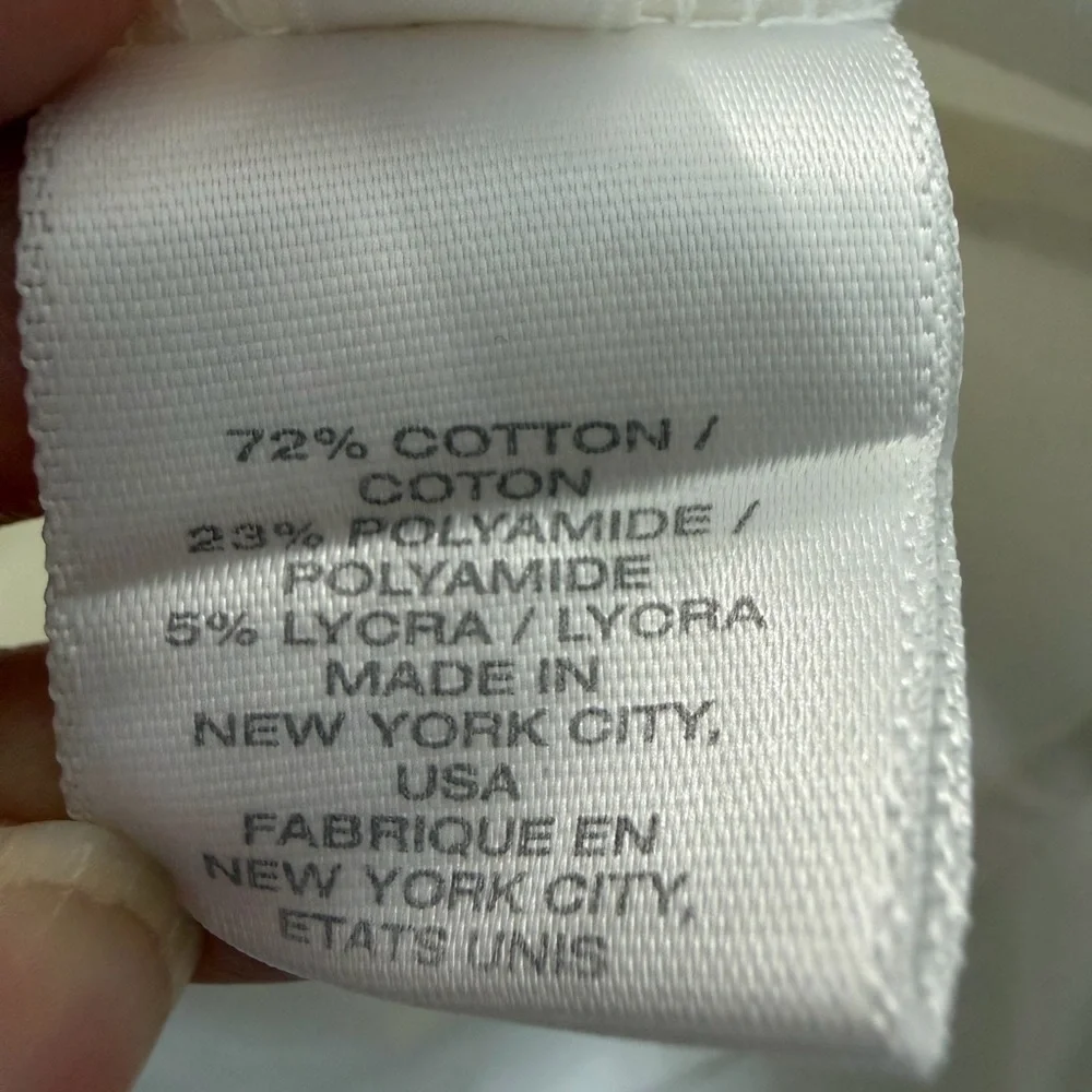 Lafayette 148 New York Cream Button-Down Shirt | Minimalist | Scandi Girl - Picture 9 of 10